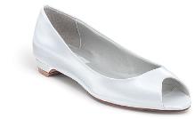 Dyeable Satin Bridal Low Heel for weddings