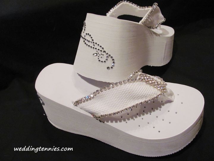 wedding thongs shoes